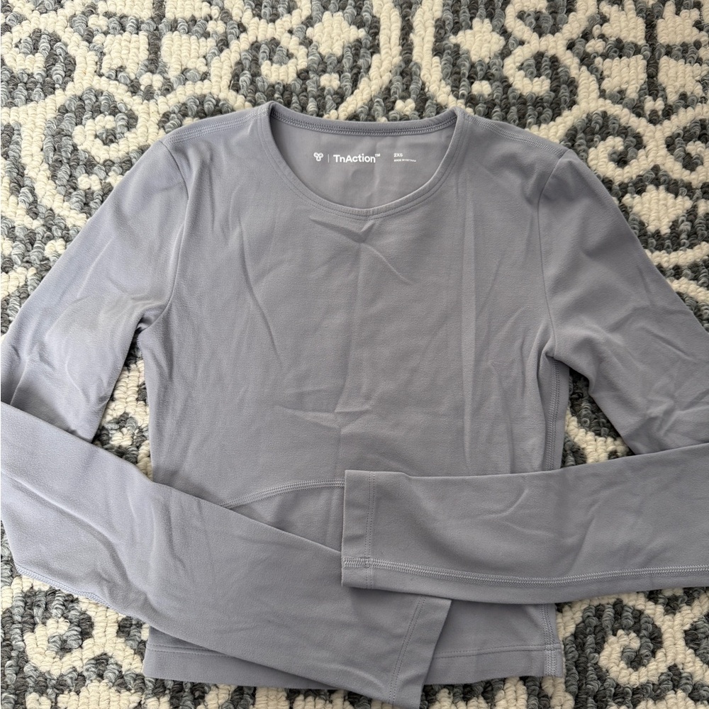 TNA Light Gray Long Sleeve Tee